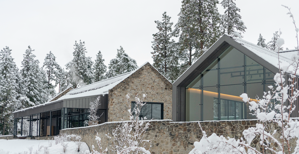 CedarCreek Estate Winery Winter Landscape